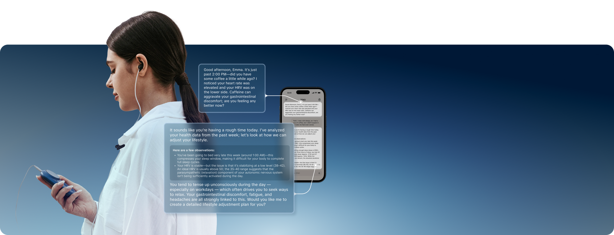 Zeno App signal overview slide two