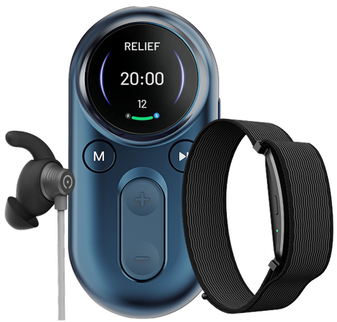 Blue ZenoWell Luna Plus Set with Zenoband Mobi
