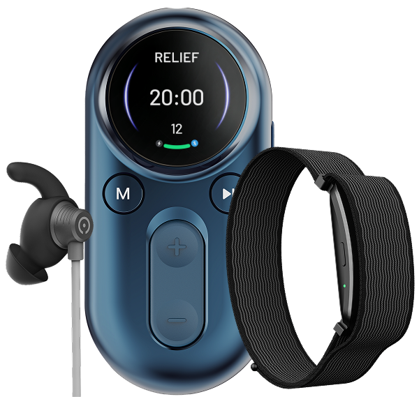 Blue ZenoWell Luna Plus Set with Zenoband Mobi