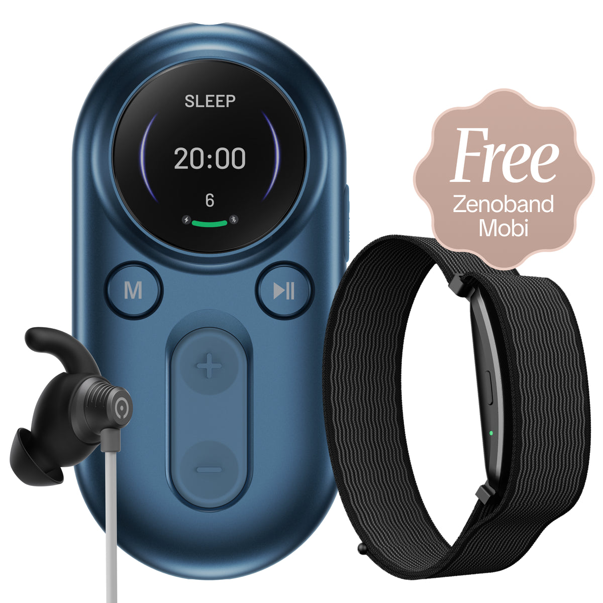 ZenoWell Luna Plus — Stimulation intelligente du nerf vague pour le sommeil et le stress